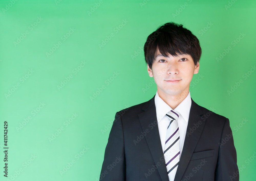 笑顔のビジネスマン 笑顔のビジネスマン