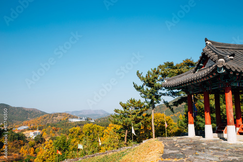Miryang Eupseong Fortress at autumn in Miryang, Korea