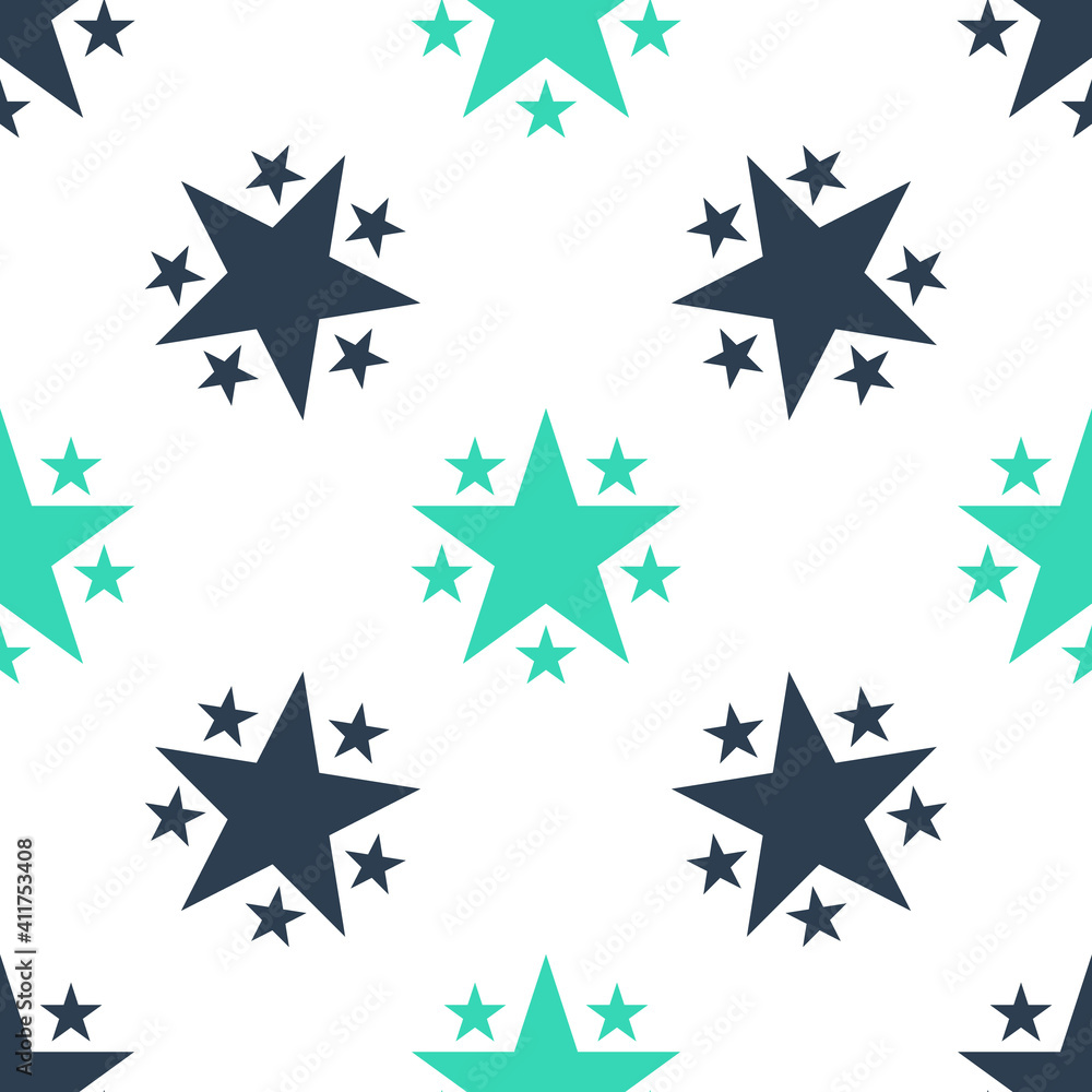 Green Star icon isolated seamless pattern on white background. Favorite, Best Rating, Award symbol. Vector. Green Star icon isolated seamless pattern on white background. Favorite, Best Rating, Award symbol. Vector.