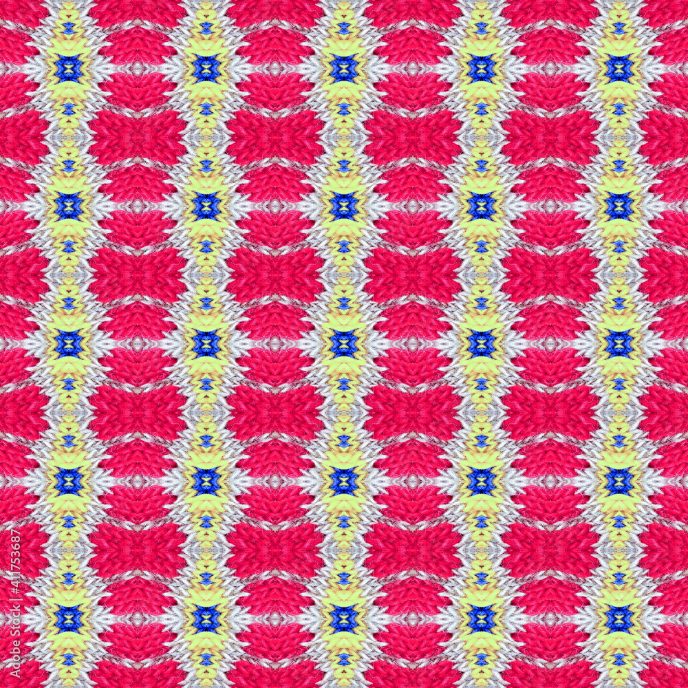 Colorful knitted texture. Geometric ikat seamless knitting pattern Handmade texture, fall winter fashion, fabric, Xmas holiday background Winter knit woolen pattern Scandinavian seamless pattern. Colorful knitted texture. Geometric ikat seamless knitting pattern Handmade texture, fall winter fashion, fabric, Xmas holiday background Winter knit woolen pattern Scandinavian seamless pattern.