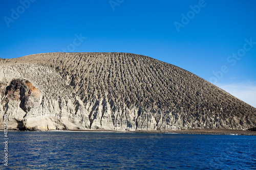 Socorro San Benedicto Island volcano walls one of the Revillagigedo Islands, located in the Pacific Ocean. photo