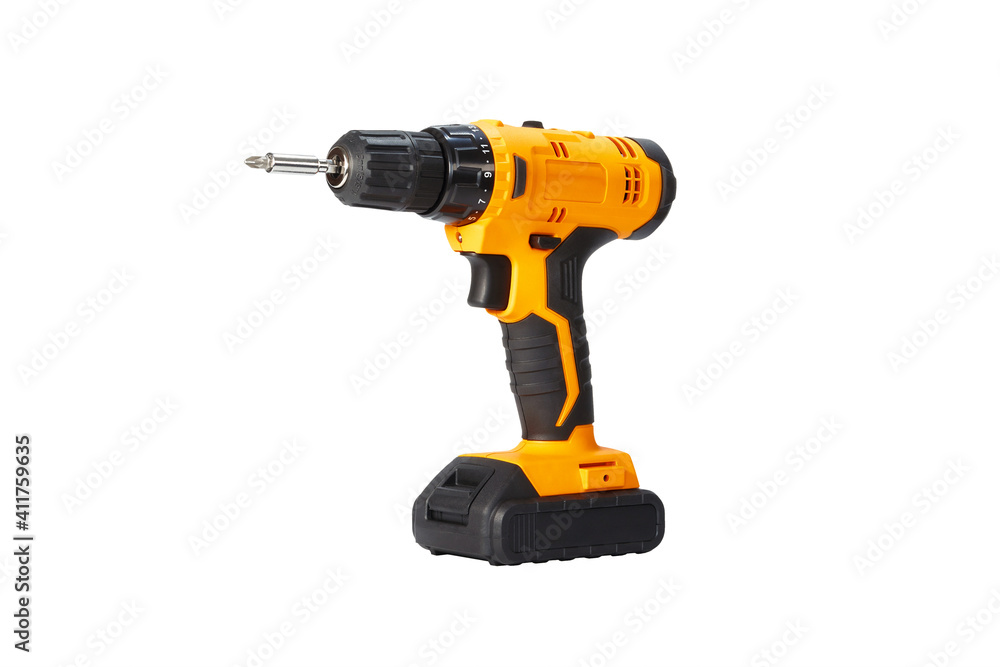Screwdriver on white background isolated