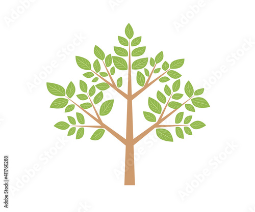 Tree icon. Nature  park. Vector image.