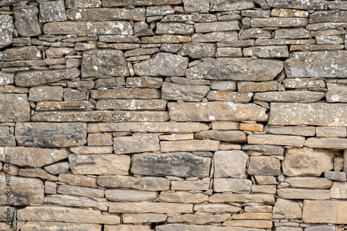 image of stone wall in rural environment