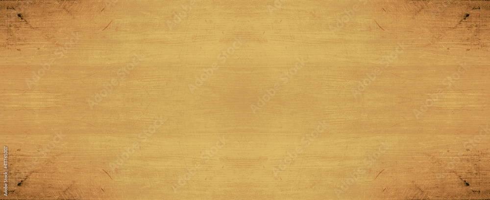 old brown rustic light bright wooden board texture - wood background panorama banner
