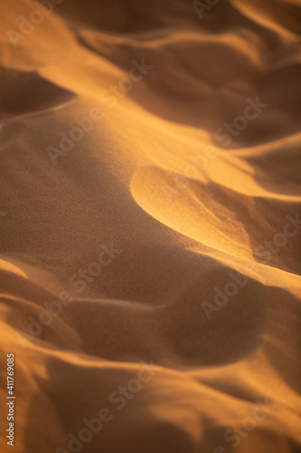 Wind blown patterns with shallow depth of field of sand dunes © Steve Lovegrove