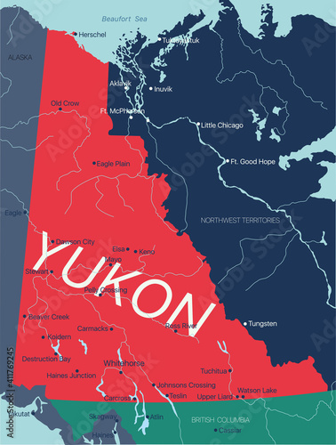 Yukon Territory vector edit...