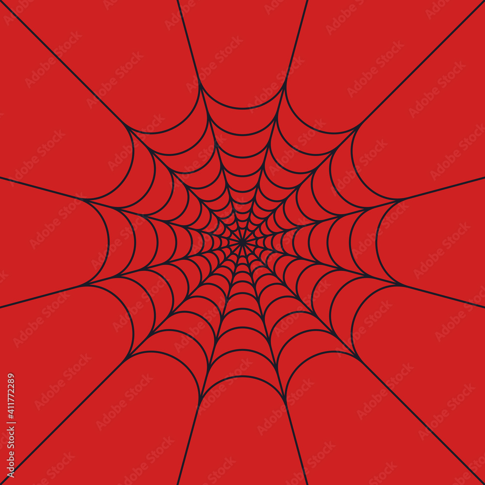 Naklejka premium Spider web