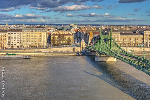 Liberty Bridge (Szabadsag Hid), Budapest, Hungary