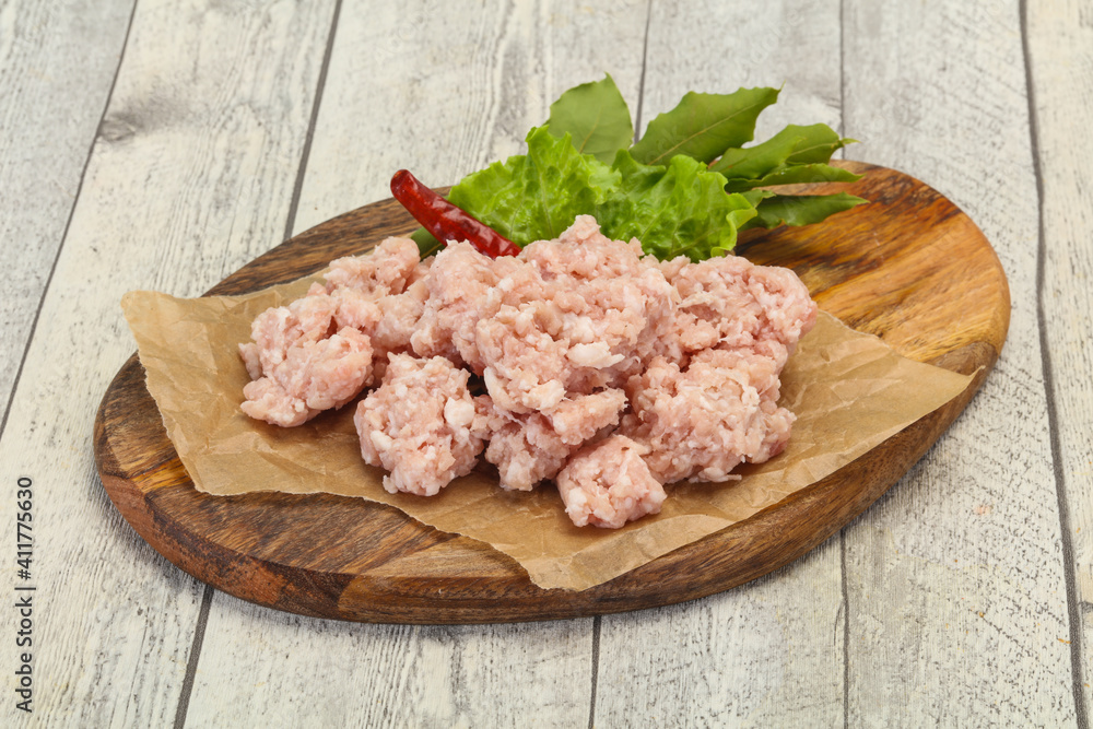 Homemade pork minced meat for cooking Homemade pork minced meat for cooking