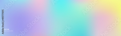 Background gradient color gradation abstract mesh blend, vector purple soft bright and holographic iridescent pattern