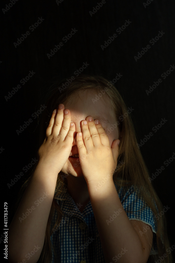 Little pretty girl smiling with sunny bunny on face. Cute child with blue eyes laughing. Long blond hair. Vintage lens kids home portrait in daylight. Growing up psychology personal development. Little pretty girl smiling with sunny bunny on face. Cute child with blue eyes laughing. Long blond hair. Vintage lens kids home portrait in daylight. Growing up psychology personal development.