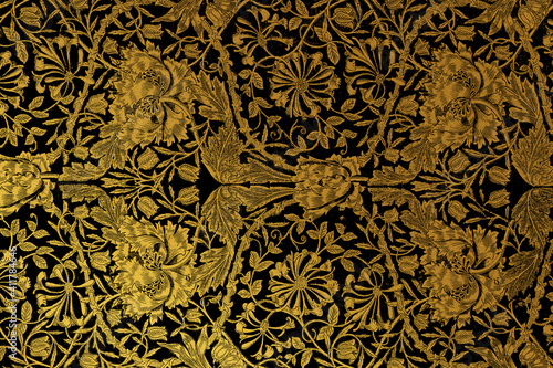 Vintage floral pattern remix from artwork by William Morris
