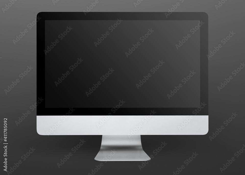 Computer monitor mockup digital device