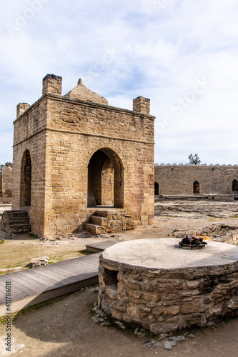 Atashgah Zoroastrian Fire Temple, Surakhani in Baku, Azerbaijan 