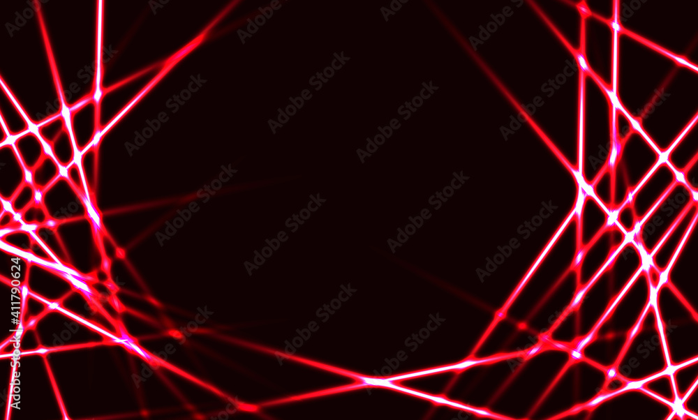Glowing futuristic lines in the dark space. Abstract futuristic technology art wallpaper. Vector light banner. Glowing futuristic lines in the dark space. Abstract futuristic technology art wallpaper. Vector light banner.