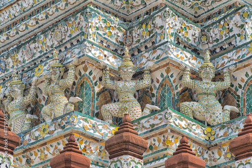 detail of thai temple