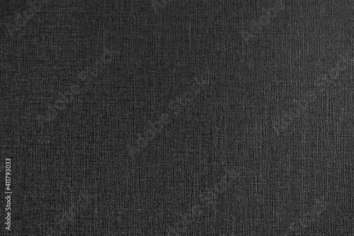 black fabric texture, dark gray surface background