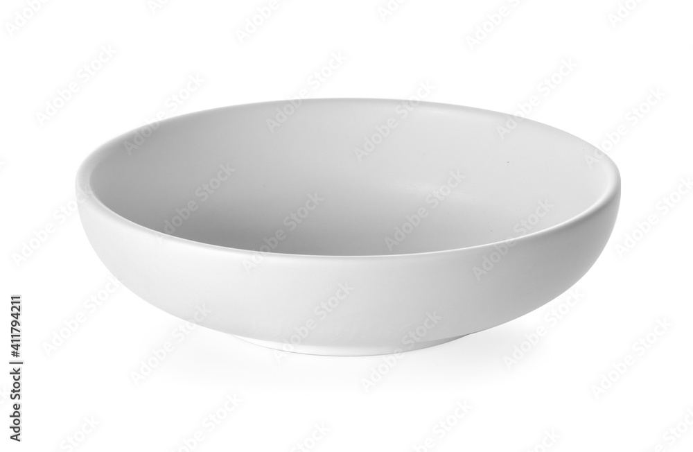 White bowl isolated on white background White bowl isolated on white background