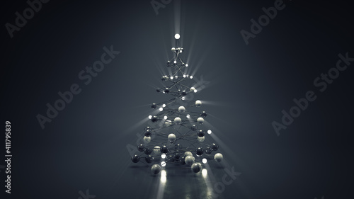 Futuristic christmas tree 3...