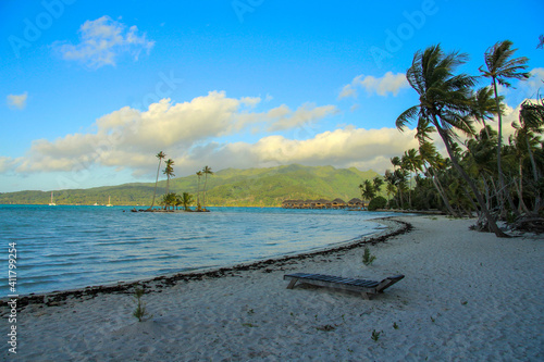Photo Plage tahitienne
