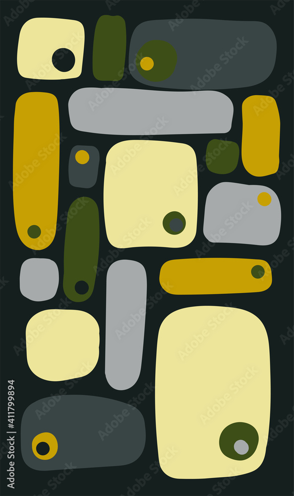 Background template with copy space for text. Abstract organic colored shapes, warm color, flowing lines. Posters for your design, advertising, packaging, postcards. Vector illustration Background template with copy space for text. Abstract organic colored shapes, warm color, flowing lines. Posters for your design, advertising, packaging, postcards. Vector illustration