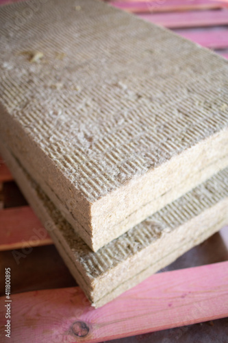 wall insulation with glass wool