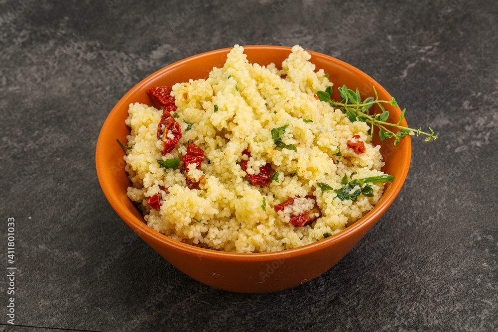 Vegetarian uisine - couscous with vegetables Vegetarian uisine - couscous with vegetables