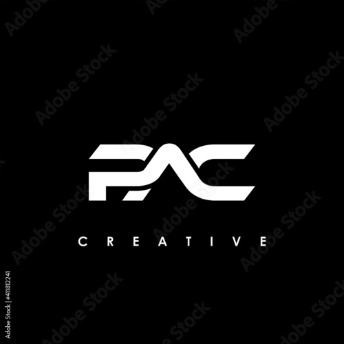 PAC Letter Initial Logo Design Template Vector Illustration photo
