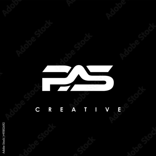PAS Letter Initial Logo Design Template Vector Illustration