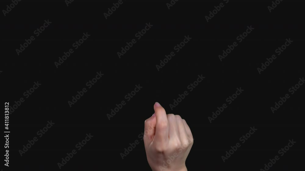 Set of 5 different pre keyed chroma key transparent check questian exclamation mark peace sign gestures on greenscreen womans hand shot in 4k uhd Set of 5 different pre keyed chroma key transparent check questian exclamation mark peace sign gestures on greenscreen womans hand shot in 4k uhd