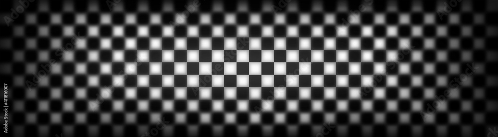 Fototapeta premium Vector illustration race flag. Checkered abstract background. Symbol of finish.