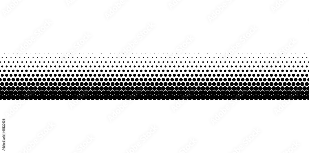 seamless halftone basic line border on the glass window. black vector illustration seamless halftone basic line border on the glass window. black vector illustration