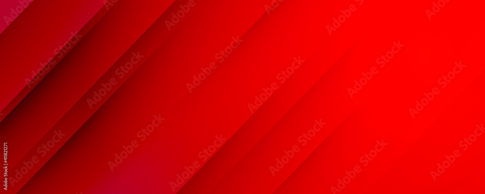 Abstract red background with stripes and space for text.