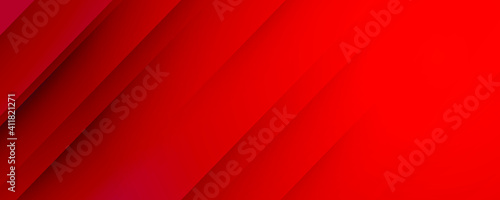 Abstract red background with stripes and space for text. photo