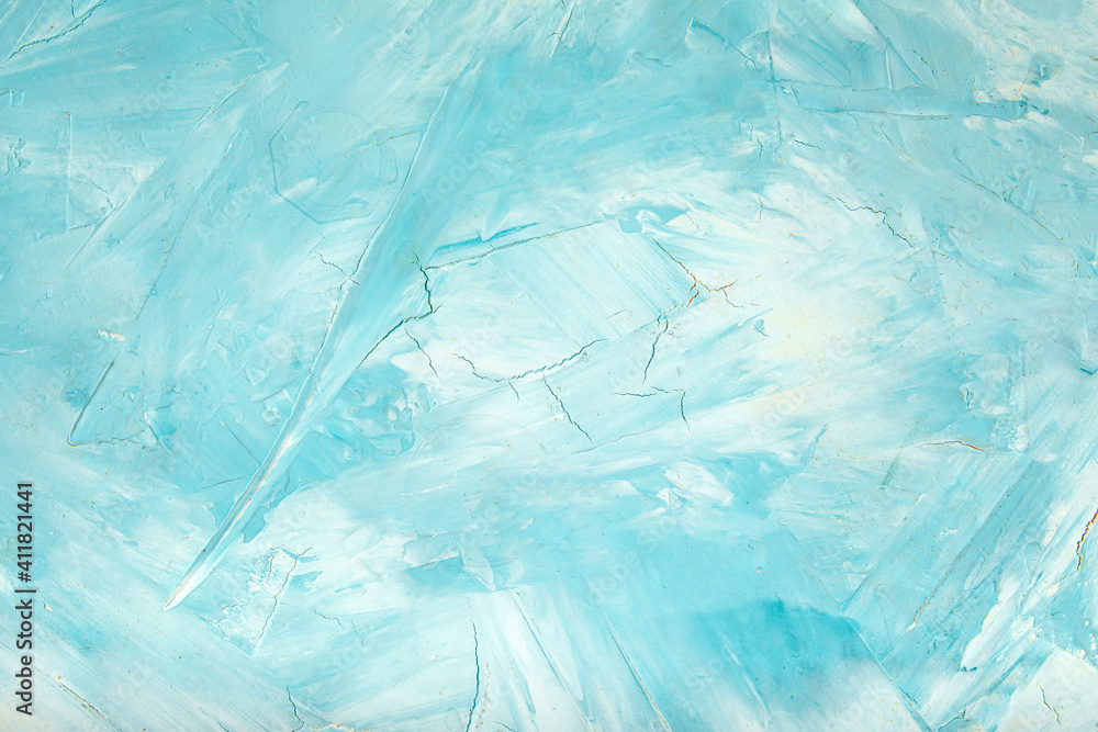 Horizontal blue painted paint plaster texture background Horizontal blue painted paint plaster texture background