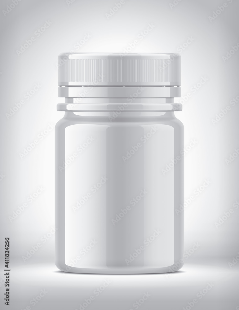 Plastic Bottle on background. 