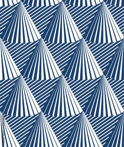 Cones op art seamless vecto...