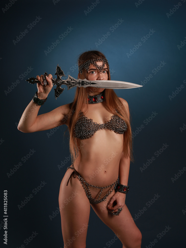 Girl in armor Girl in armor