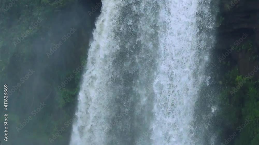 A water curtain wall at Iguazu Falls. A water curtain wall at Iguazu Falls.