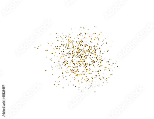 Vector gold glitter background, abstract. Vector illustration.
