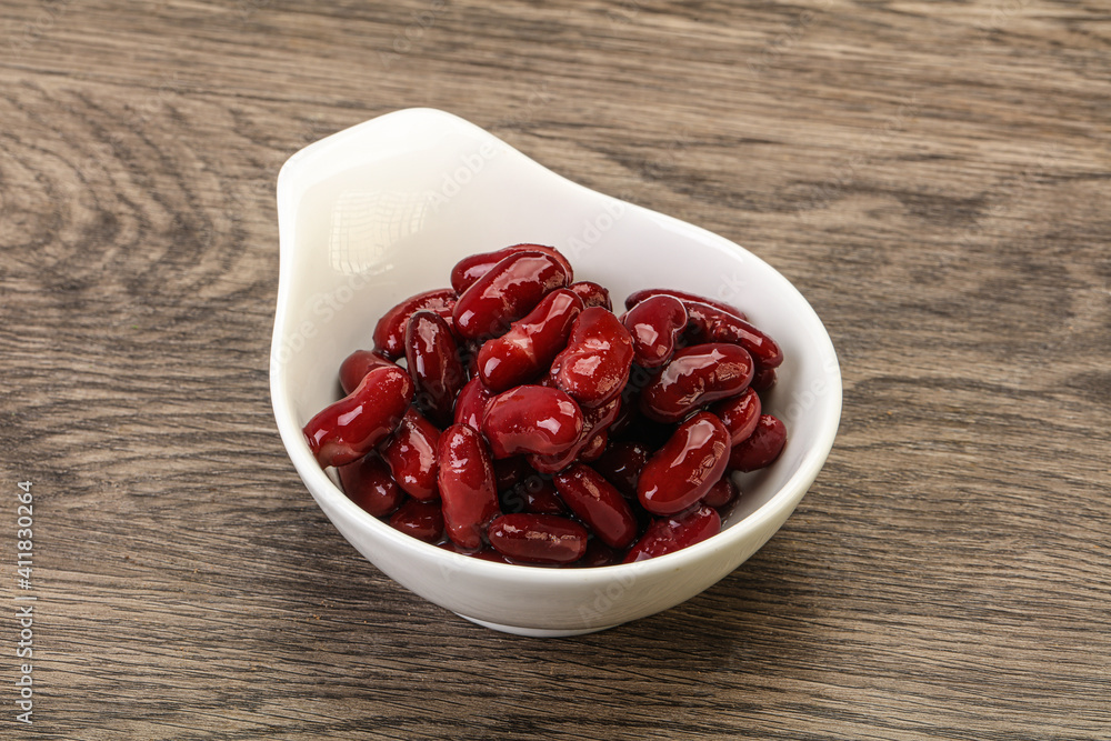 Canned red Kidney in the bowl Canned red Kidney in the bowl