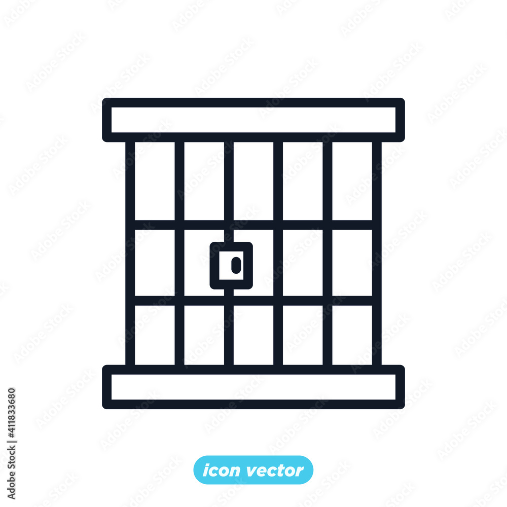 jail icon. law and justice symbol template for graphic and web design collection logo vector illustration jail icon. law and justice symbol template for graphic and web design collection logo vector illustration