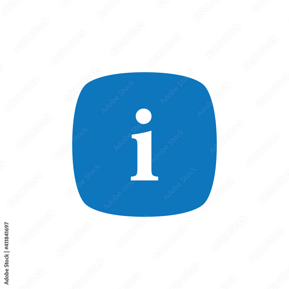 Vector blue sign - Information symbol. Isolated on white background. Vector blue sign - Information symbol. Isolated on white background.