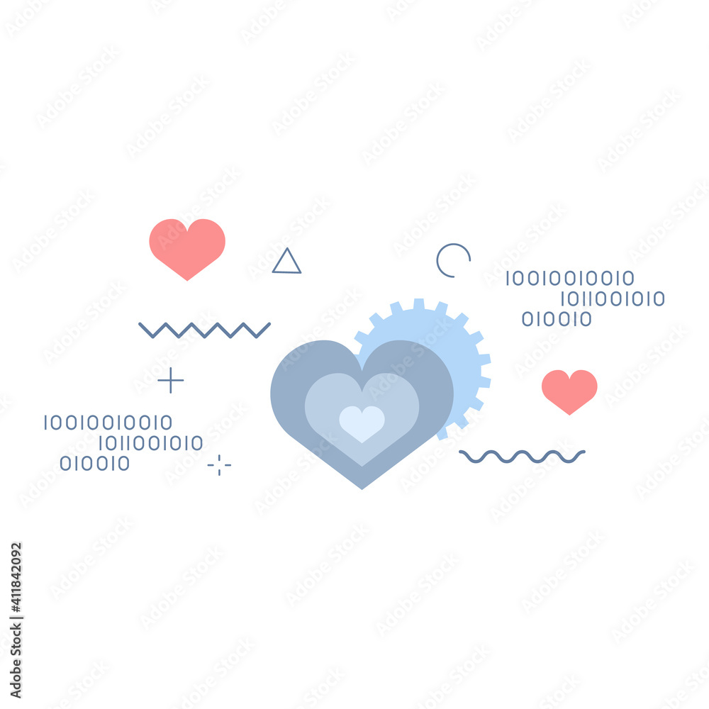 heart icon concepts. vector illustration.
