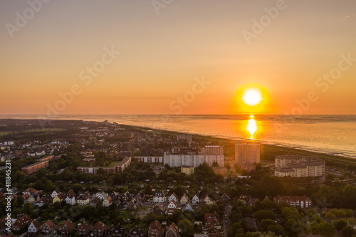 Landscape with a view of the Doese and Duhnen districts in Cuxhaven photo