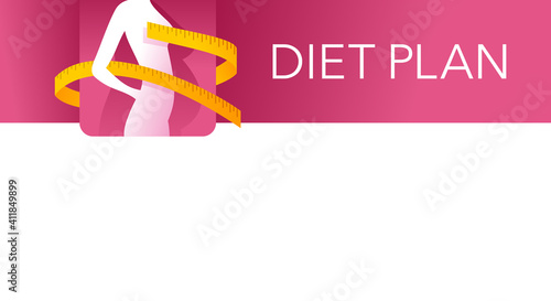 Diet plan decoration of page top 