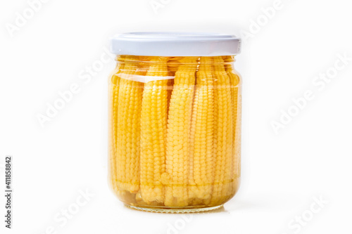 Sweet baby corn pickle on t...