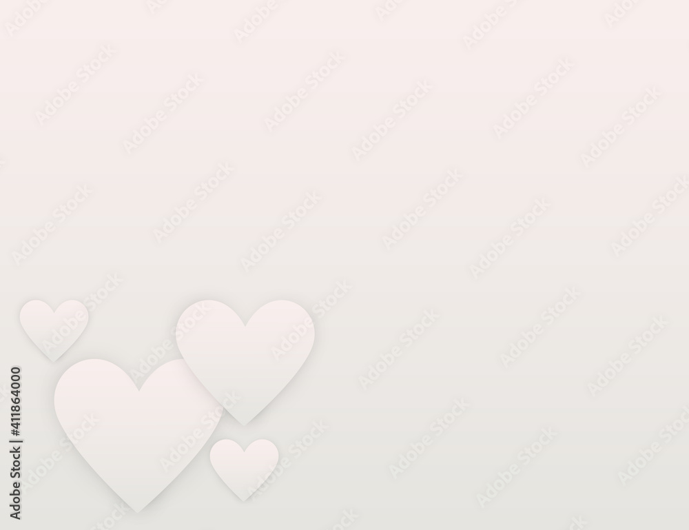 3D realistic hearts background for your designs. Vector illustration 3D realistic hearts background for your designs. Vector illustration
