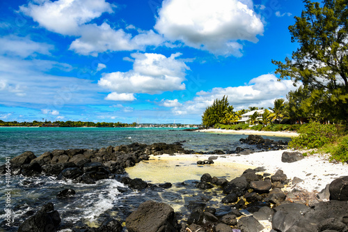 heavenly landscape on mauritius island